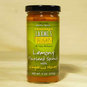 Lemony Flaxseed Spread with Ginger and Honey